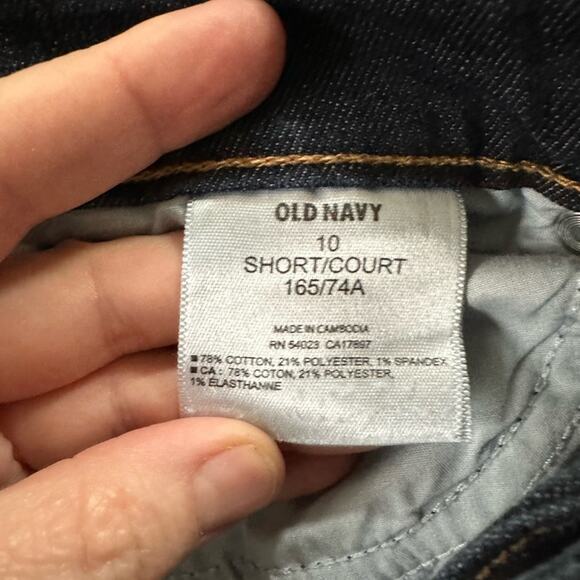 Old Navy Diva Blue Boot Cut Jeans Classic Style size 10 Short - Picture 4 of 4